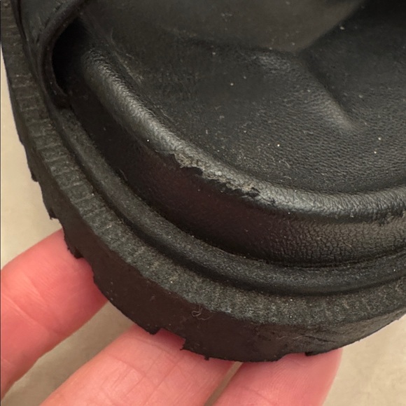 Like new! Maeve for Anthropologie Black Double Strap Sandals, sz 8 - Picture 9 of 15